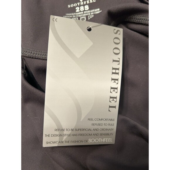 Soothfeel Wide leg pants Yoga High Waist Dark Grey Size Small Inseam 28 NWT - Picture 5 of 5